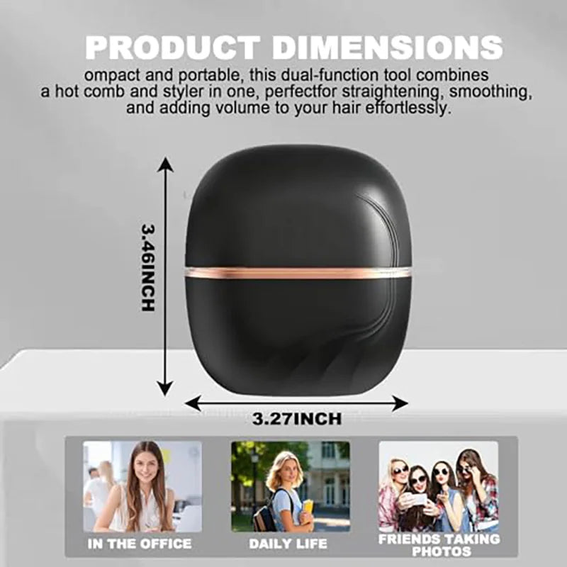 Mini Portable Capsule Hair Straightener & Styler