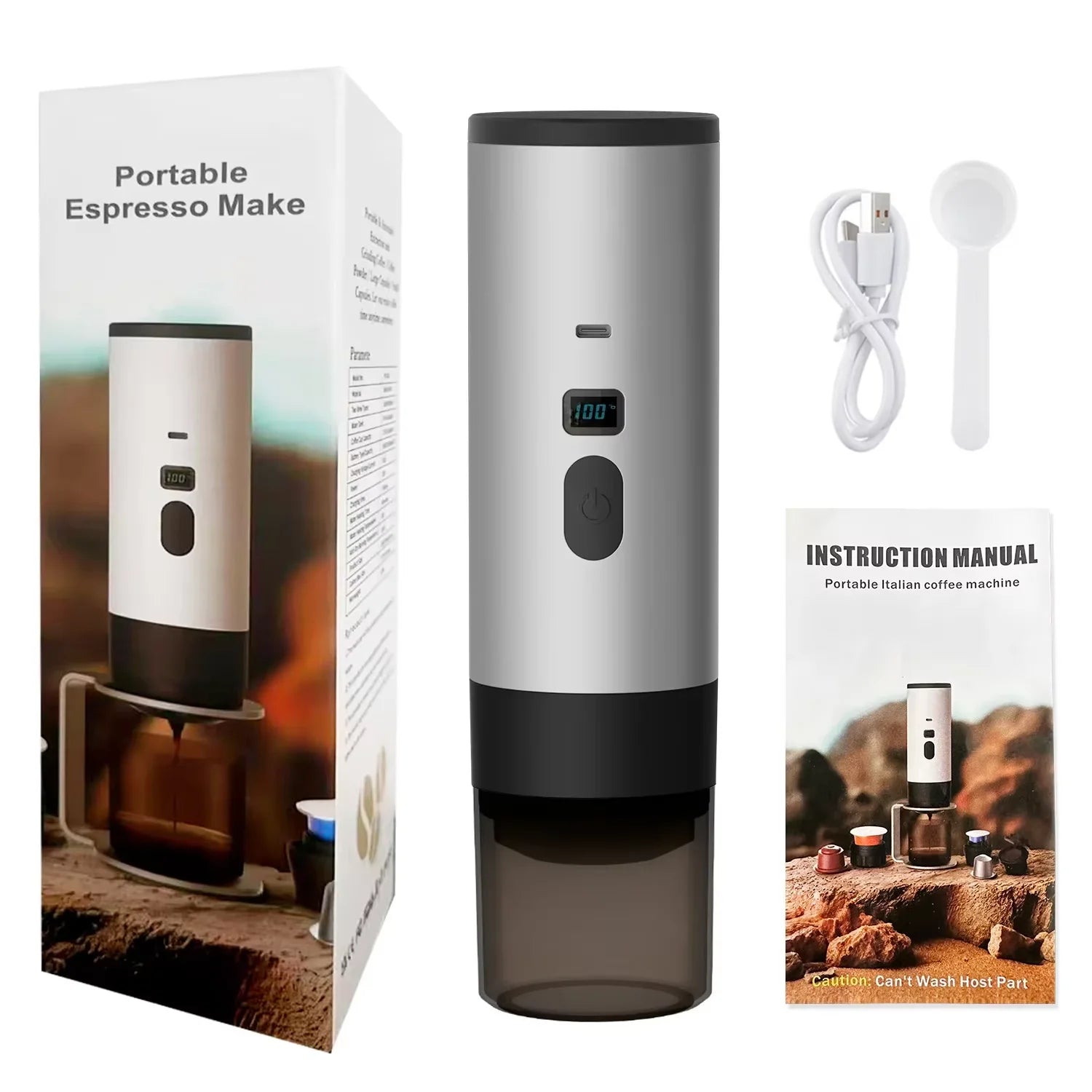 Portable Wireless Capsule Coffee Machine
