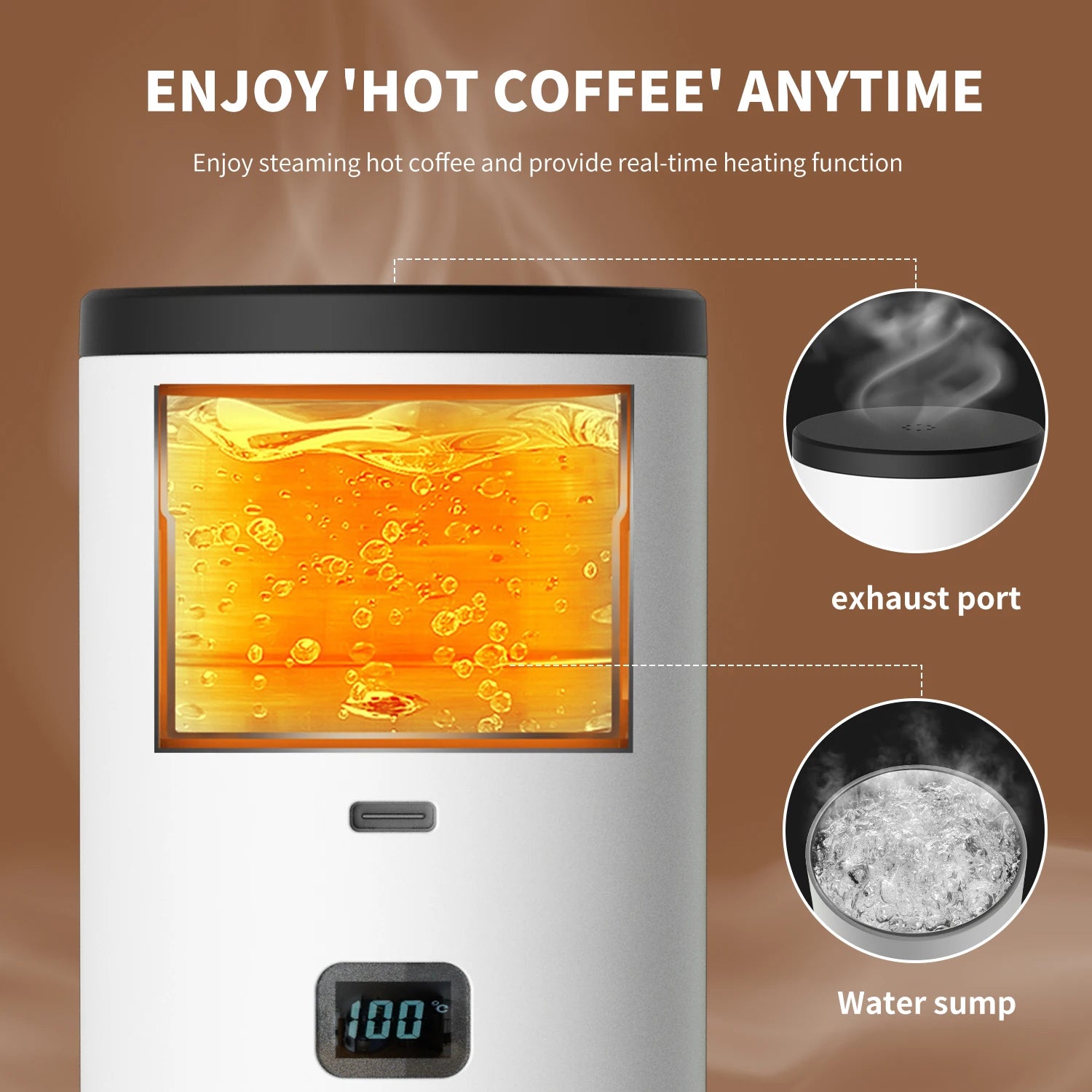 Portable Wireless Capsule Coffee Machine